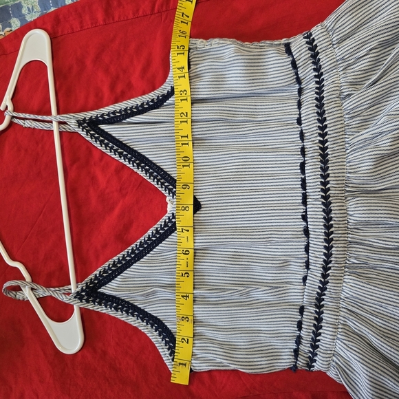 Japna Silver Pleated Maxi Dress V-Neck - Picture 11 of 12